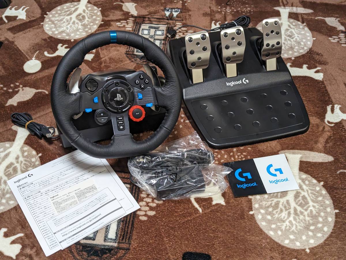ペダルほぼ新品)ロジクール G29 ドライビングフォース ハンコン 箱付き 