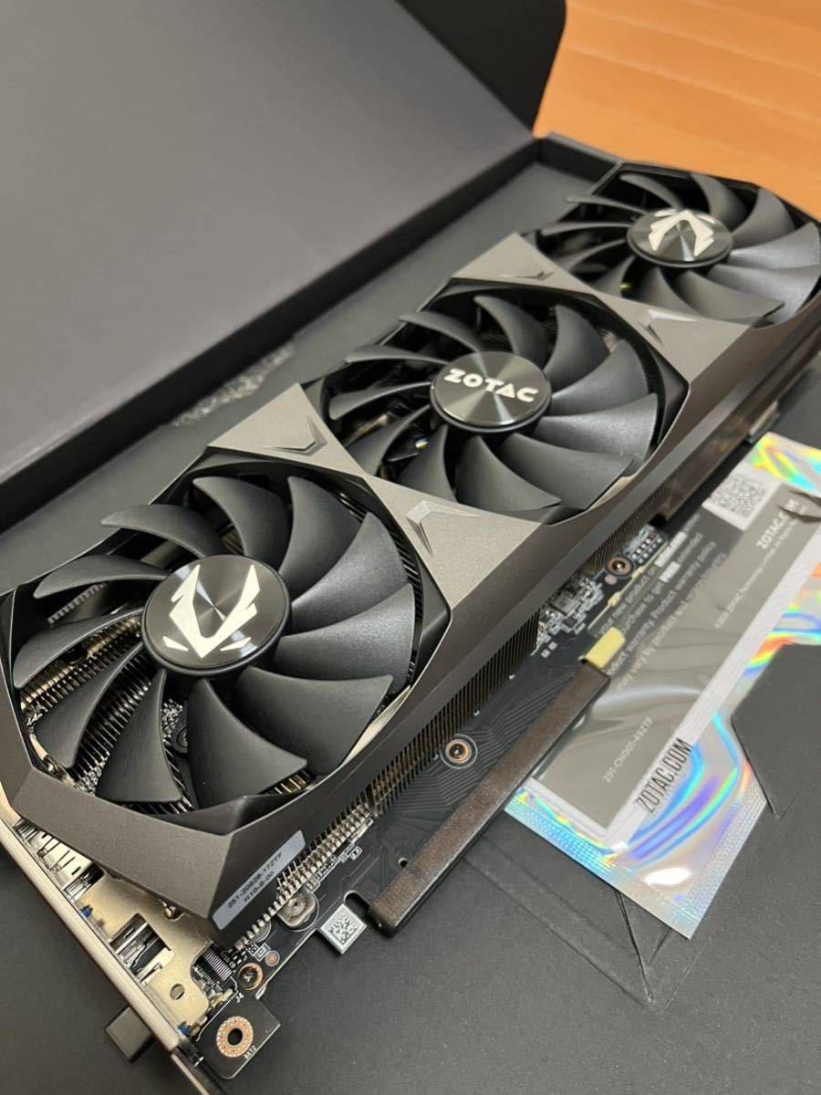 GeForce グラフィックボード RTX3070ti ZOTAC Trinity oc 中古美品
