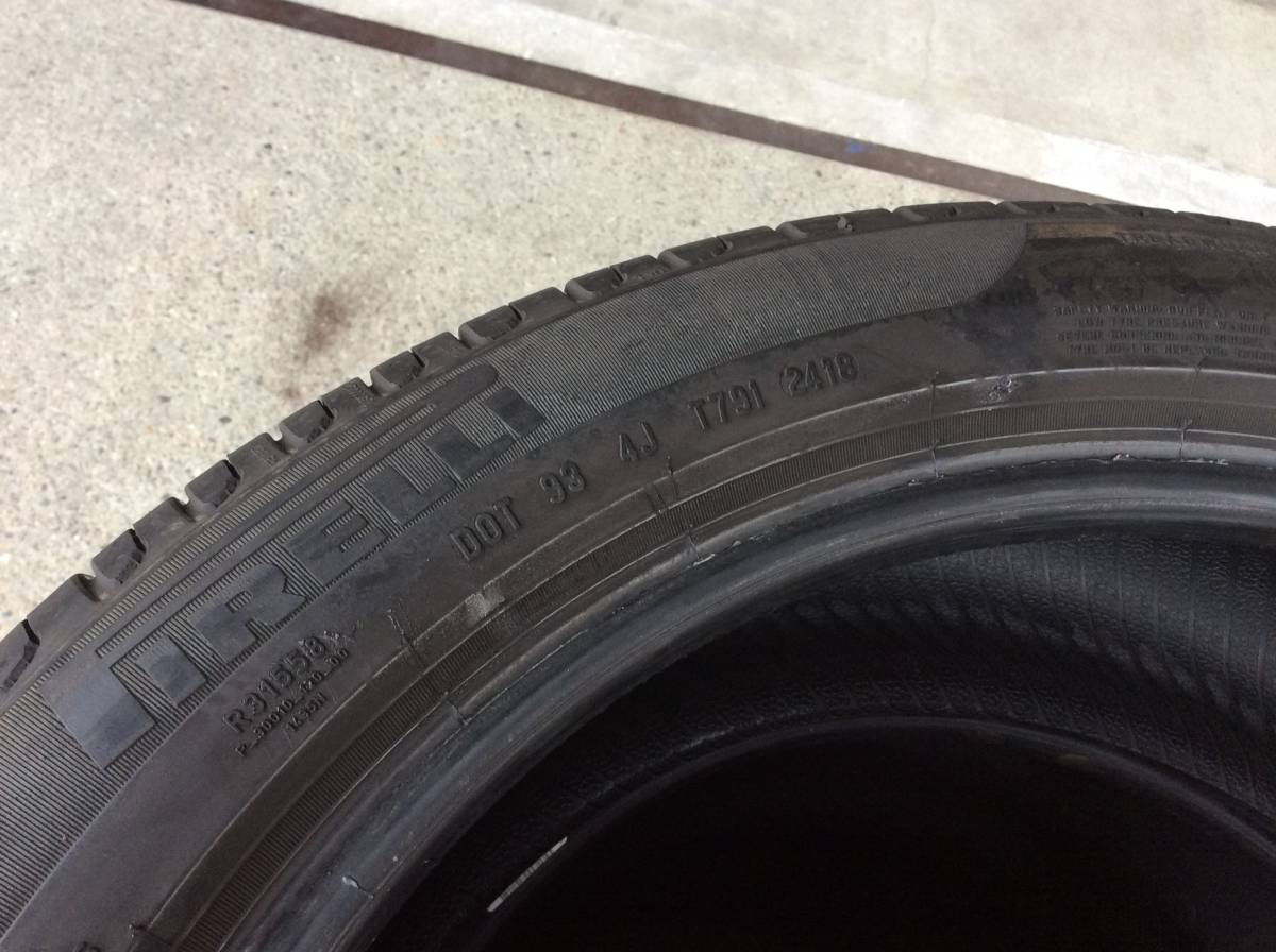 中古 タイヤ 245/45R18 245/45-18 ピレリ ランフラット ☆ MOE BMW