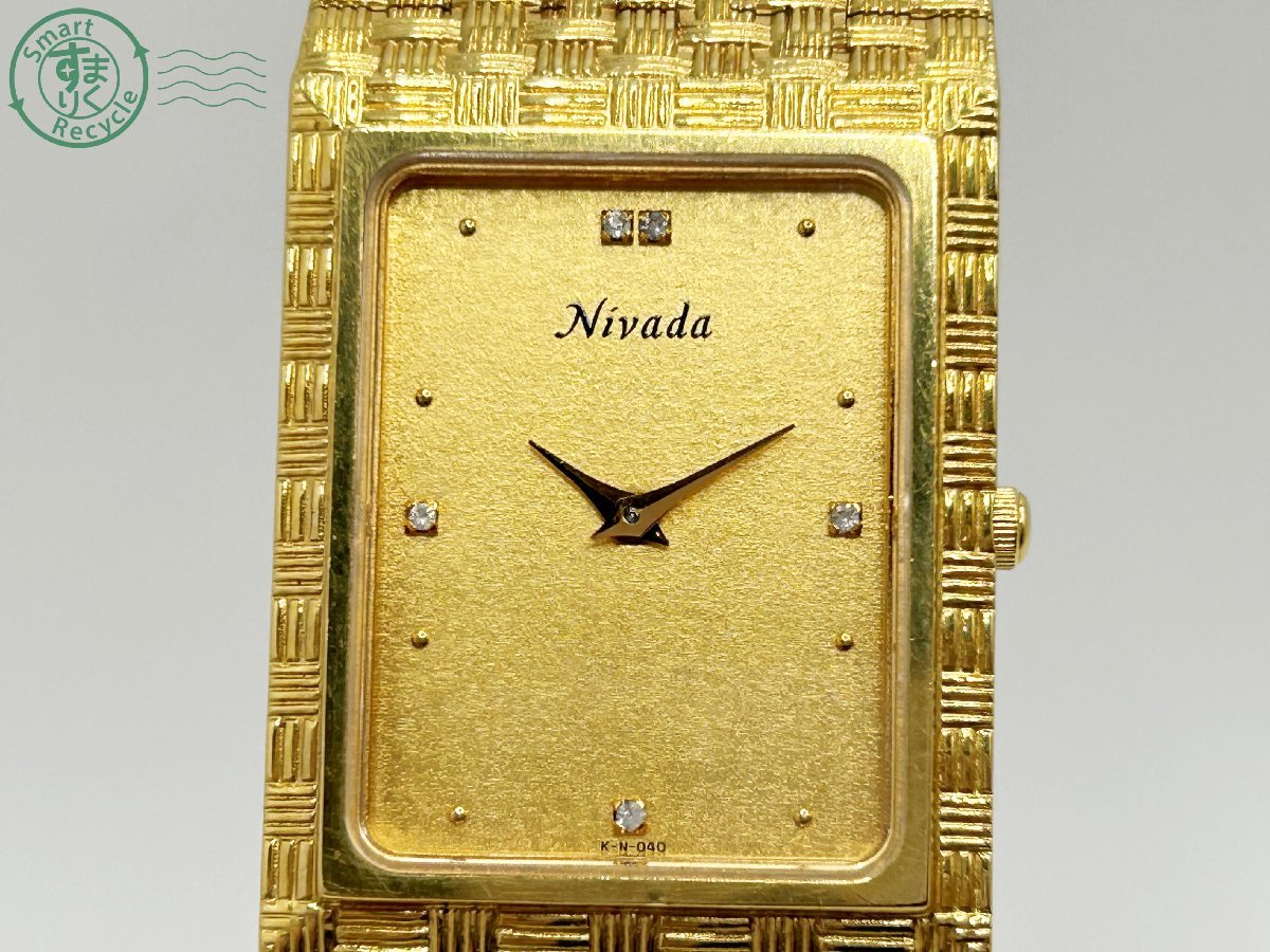 Nivada ニバダ ゴールド 腕時計 - – ブラック文字盤｜Yahoo!フリマ 