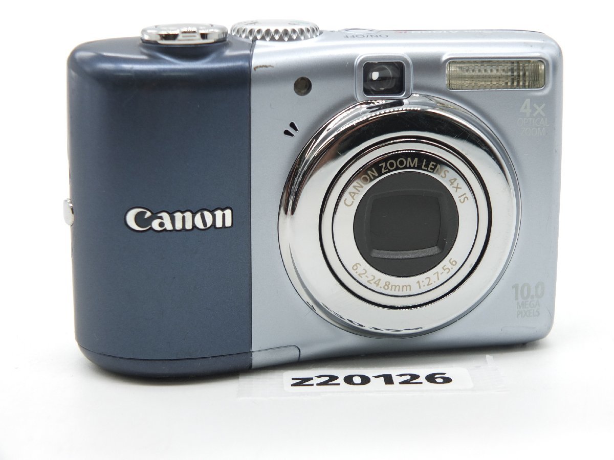 【z20126】Canon キャノン PowerShot A1000IS PC1309 6.2-24.8mm 1:2.7-5.6 コンパクトデジタルカメラ 動作品