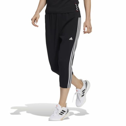 【新品】アディダス シーズナルスポーツウエア ティロ 3/4 パンツ クロップドパンツ ジャージ 黒 レディース XLサイズ ■L26672SSA23-20-3