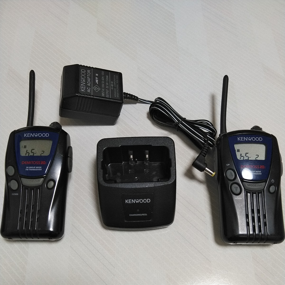 □ジャンク品□ HITACHI 日立 CH580 トランシーバー2台セット ※電源ON