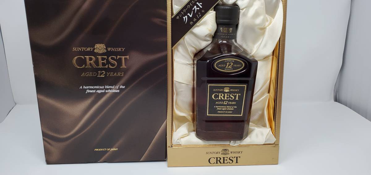 サントリー　ウィスキークレスト　古酒　12YEARS