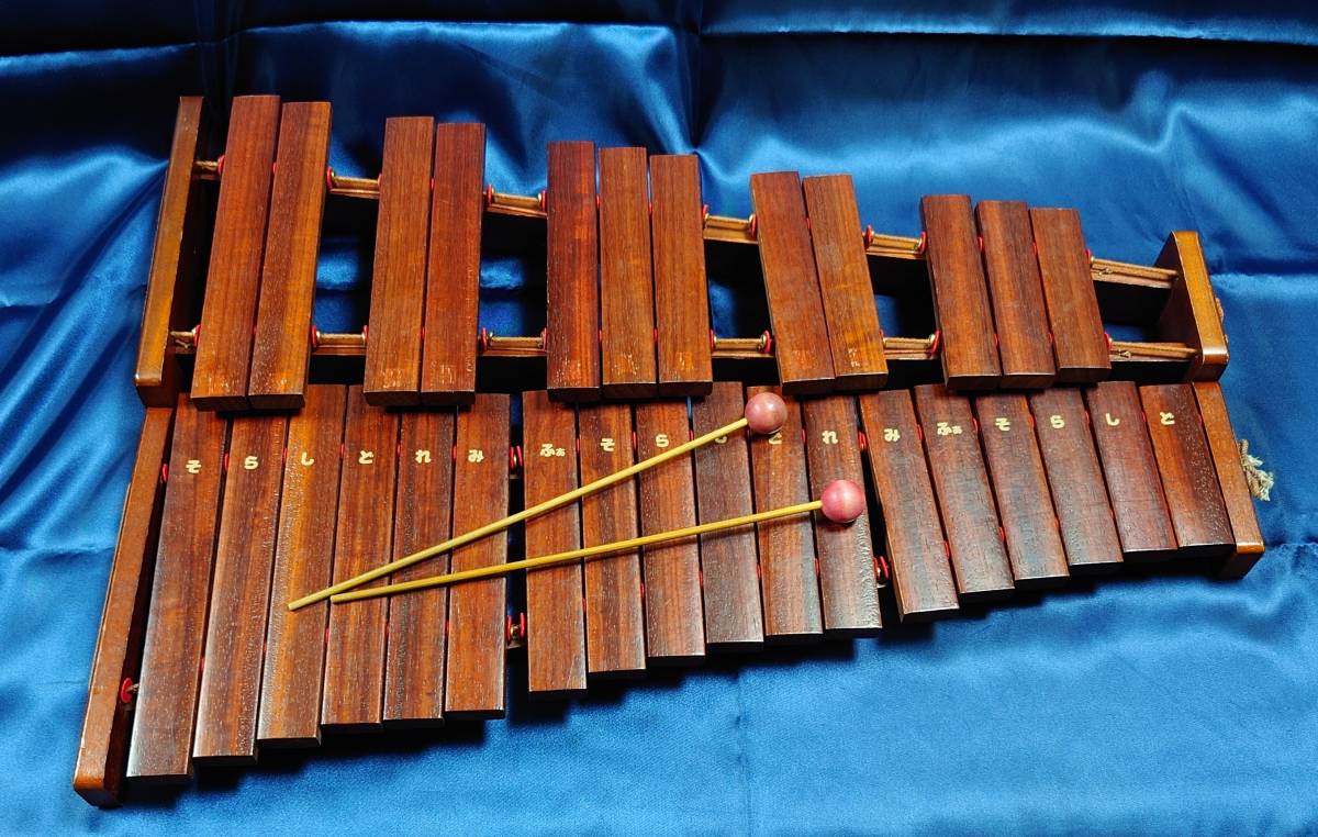 ☆KOROGI/コオロギ XYLOPHONE/シロフォン 卓上木琴 ECO32/マレット付き