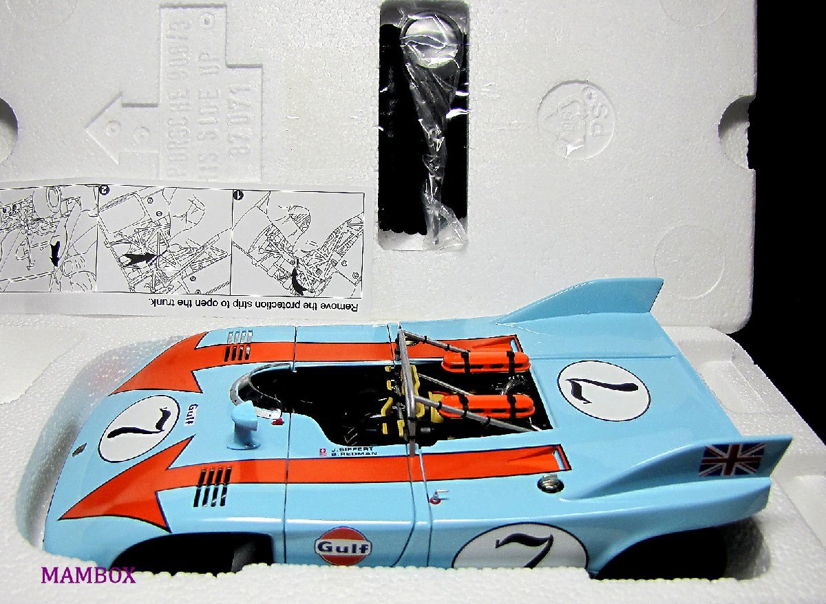 1:18 AUTOart signature PORSCHE 908⁄03 #7 1⁄18 Werk83 1970 Porsche