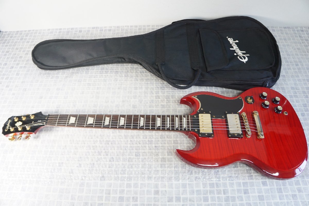 QS][MS038817] Epiphone エピフォン CS Limited Edition SG フレイム