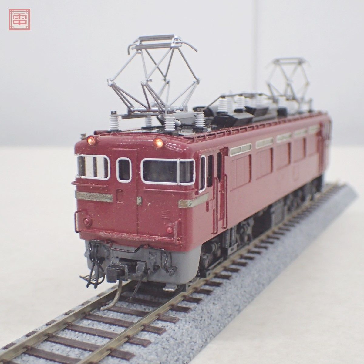 天賞堂 国鉄 交流電気機関車 ED75 HOゲージ 鉄道模型 動作確認済 現状品【10