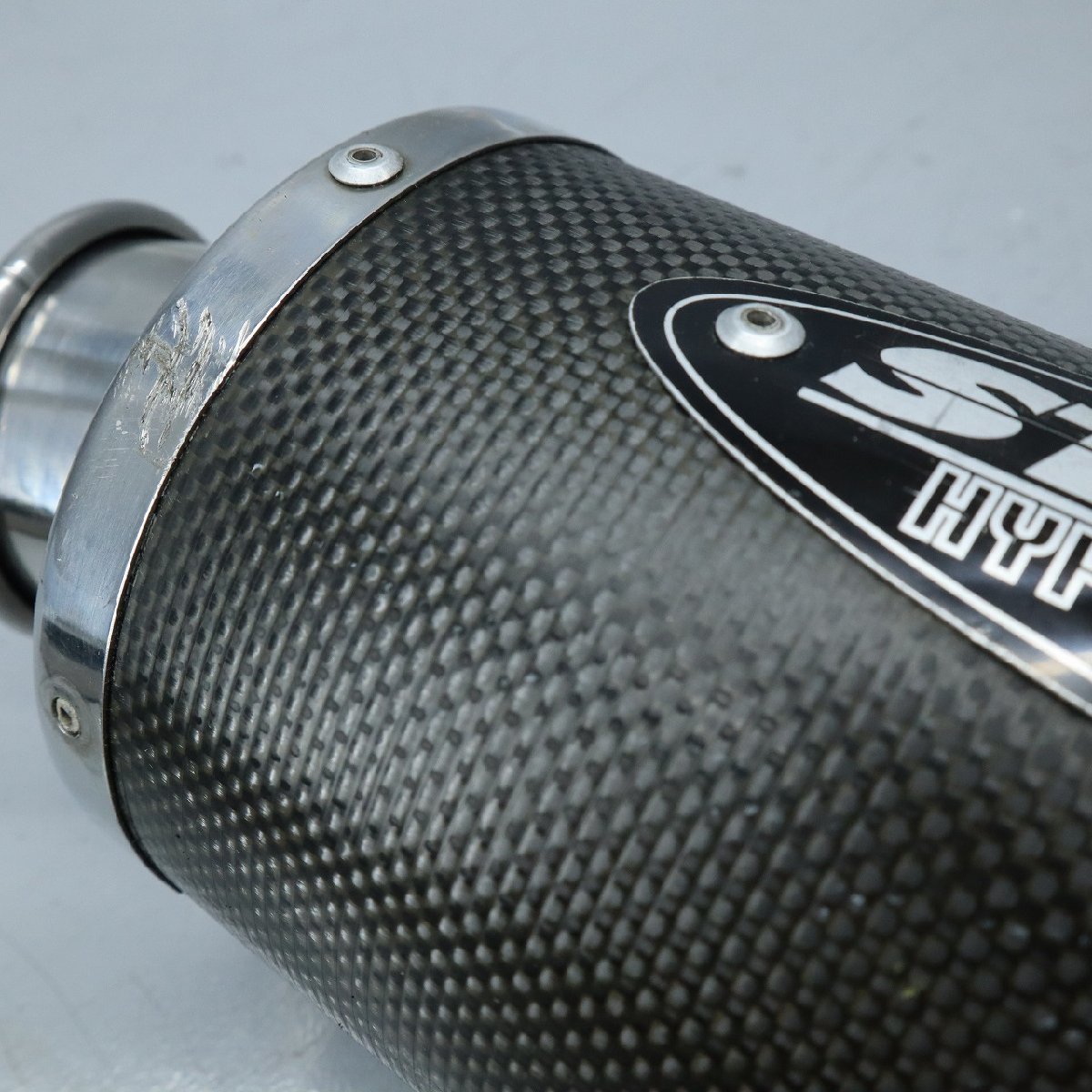 カワサキ ZRX1100 外し STRIKER カーボン フルエキゾースト マフラー 