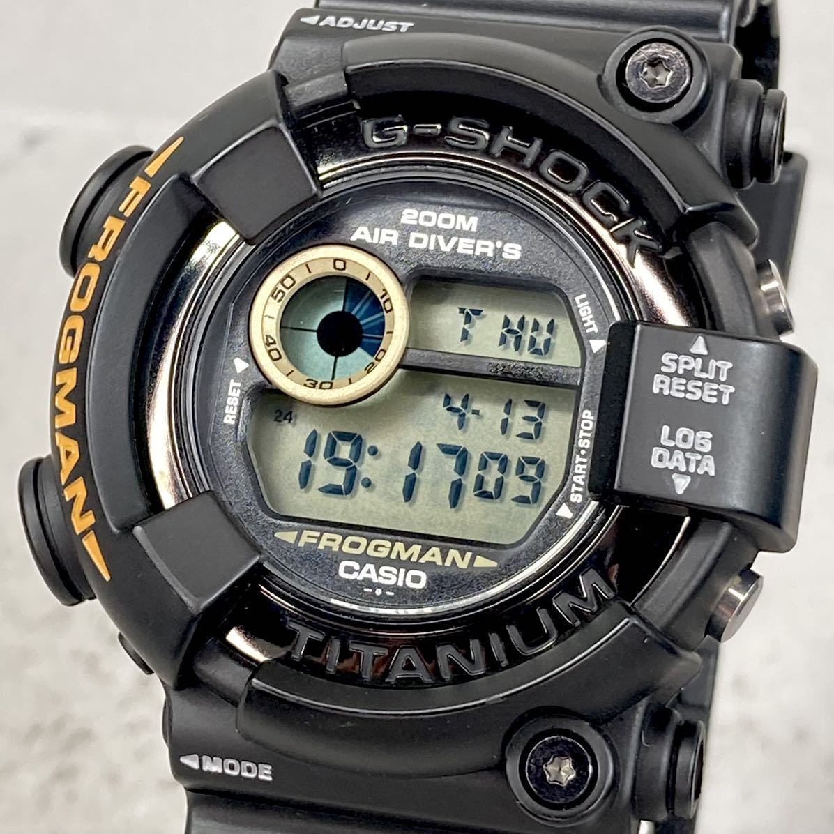 未使用同様 極美品 G-SHOCK DW-8200BM-1T FROGMAN フロッグマン MEN IN
