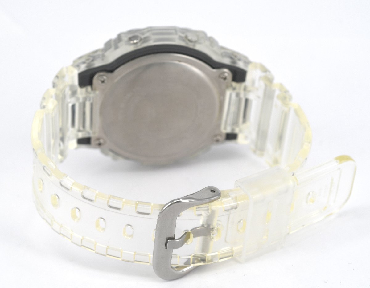 極美品] 稼働品【CASIO】カシオ G-SHOCK DW-5600SKE-7JF スケルトン 