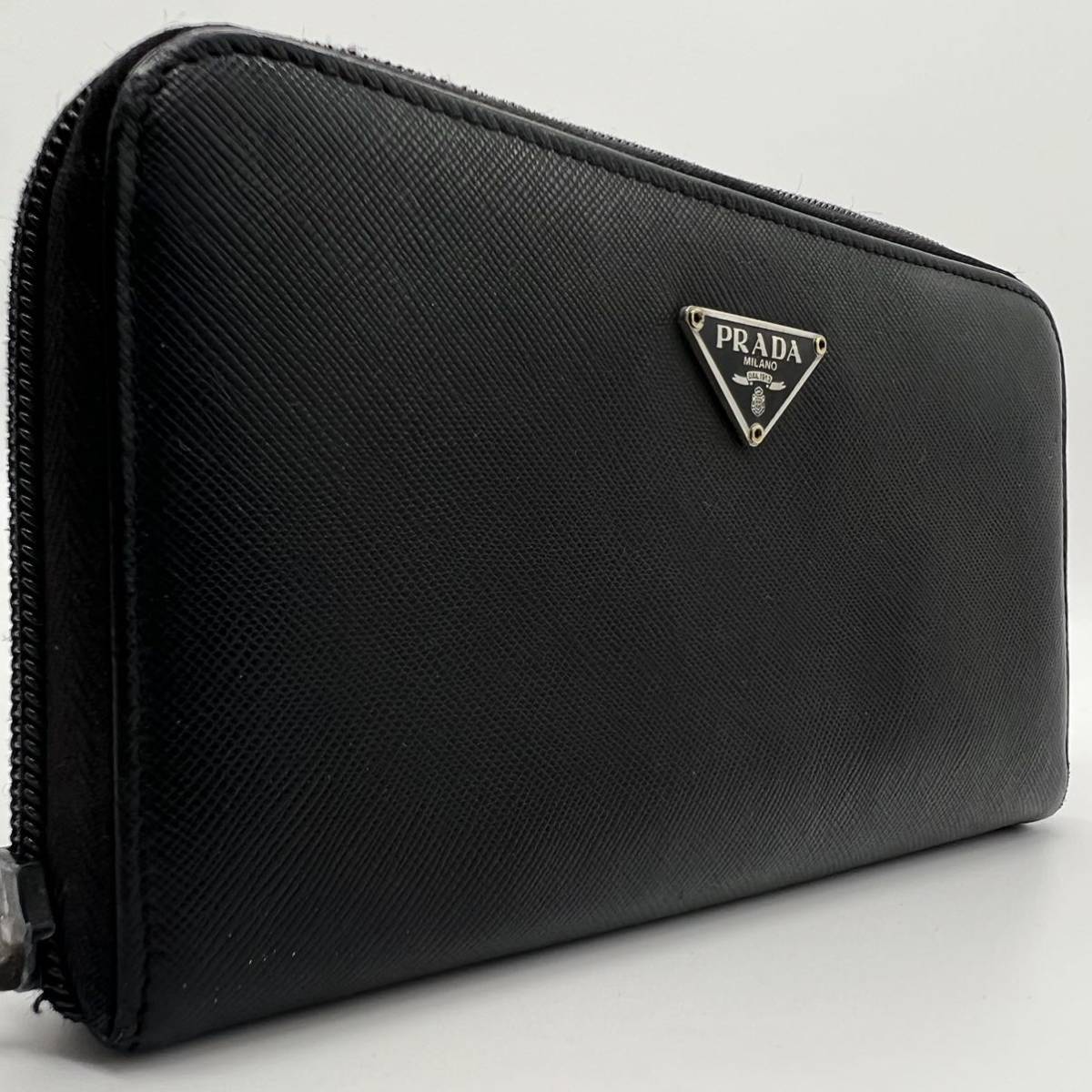プラダ PRADA 長財布 サフィアーノ ラウンドファスナー ラウンド 