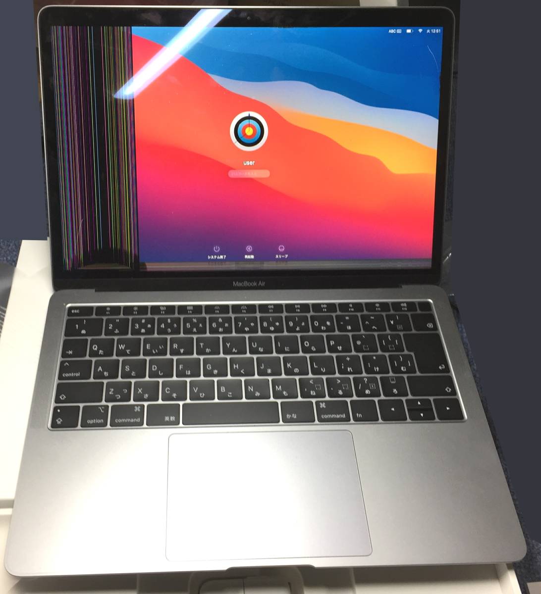 Macbook Air 2019 液晶割れ ジャンク Core-i5 MVFJ2J/A Apple Mac