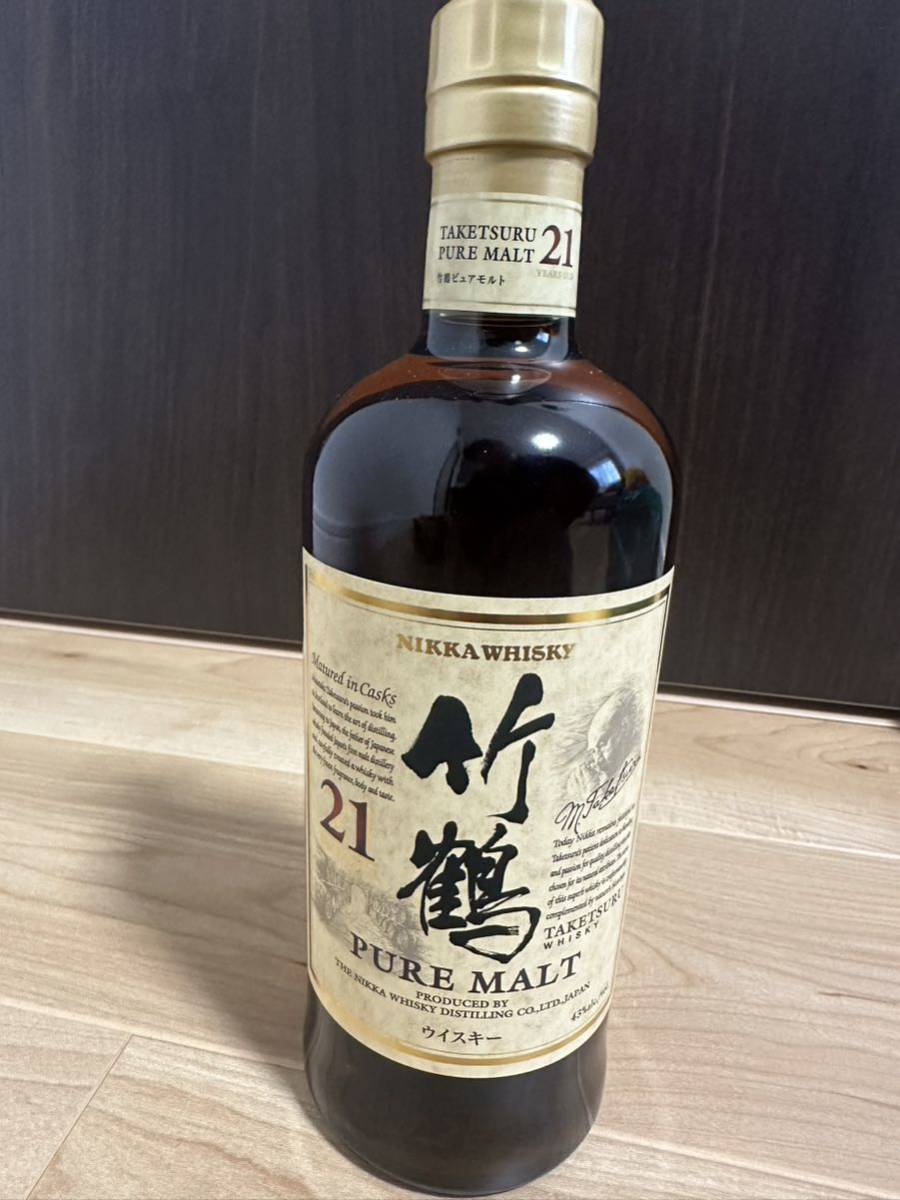 終売ニッカウヰスキー 竹鶴 21年 ピュアモルト レビュー竹鶴21年ピュア