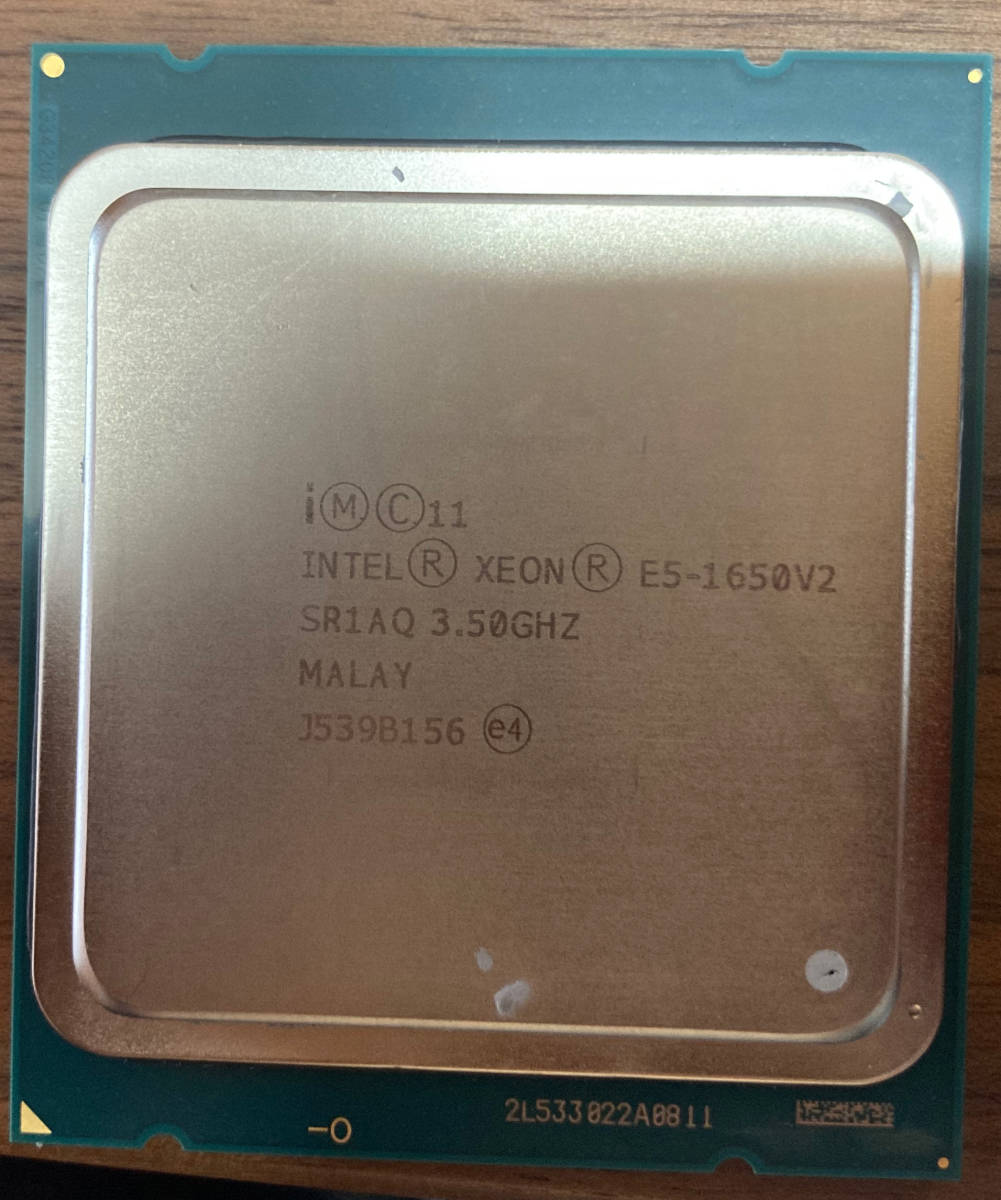mac pro 2013に使用できます。6コア12スレット Intel Xeon E5-1650 v2 3.50Gzh