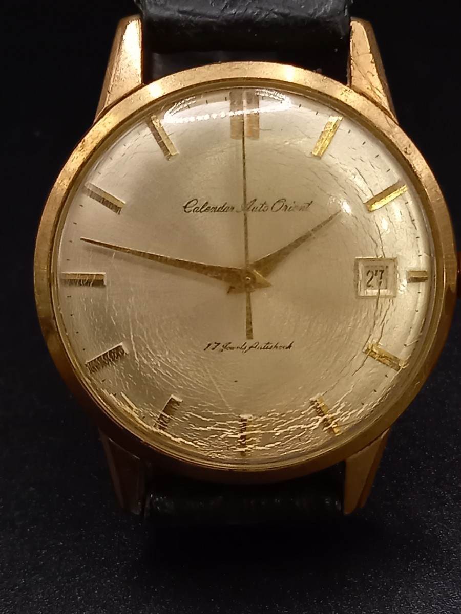さな ☆ORIENT/オリエント calendar auto orient t25715 自動巻き 17石