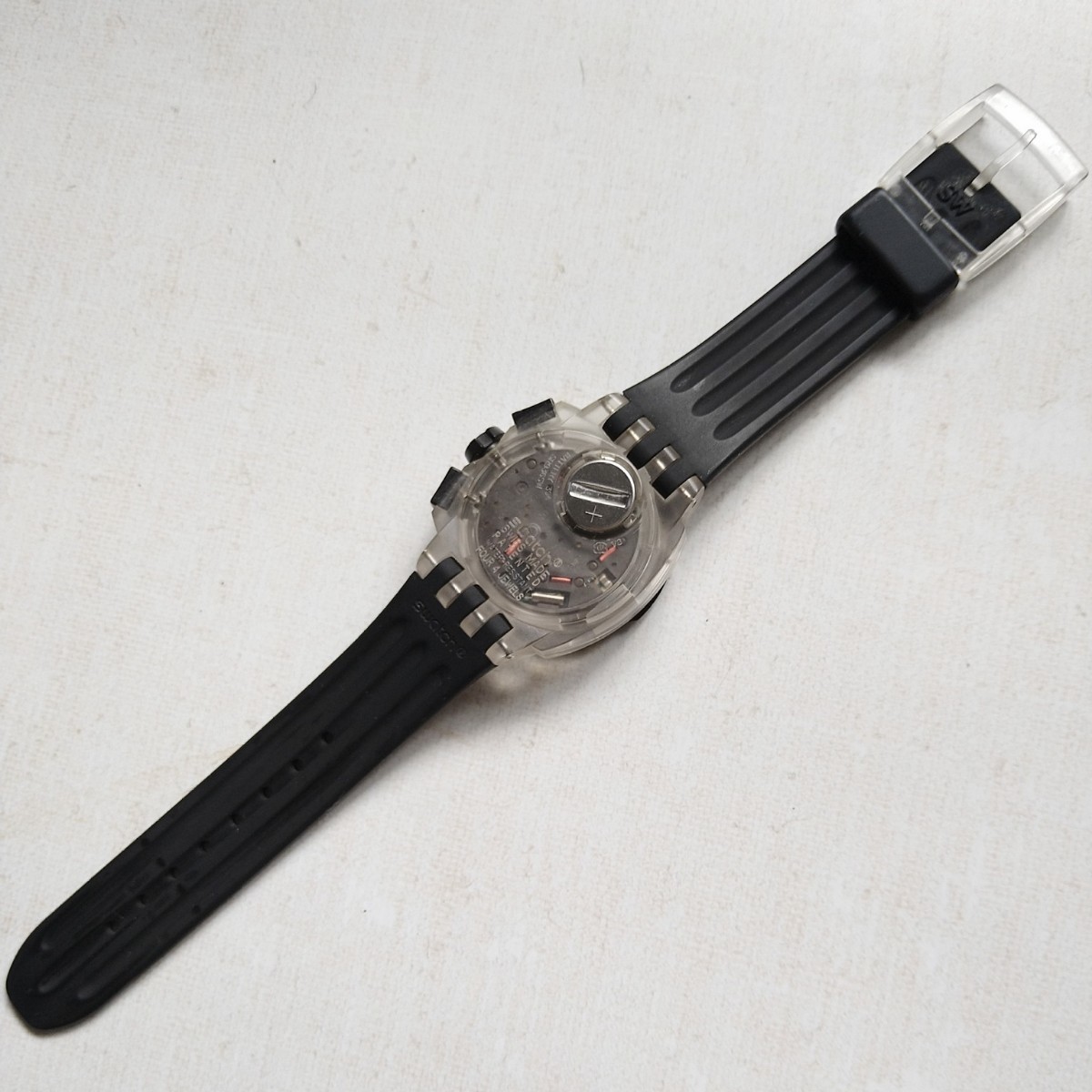 稼働品 Swatch CHRONO クロノ Plastic - Legendary Eagle（SUIK400）