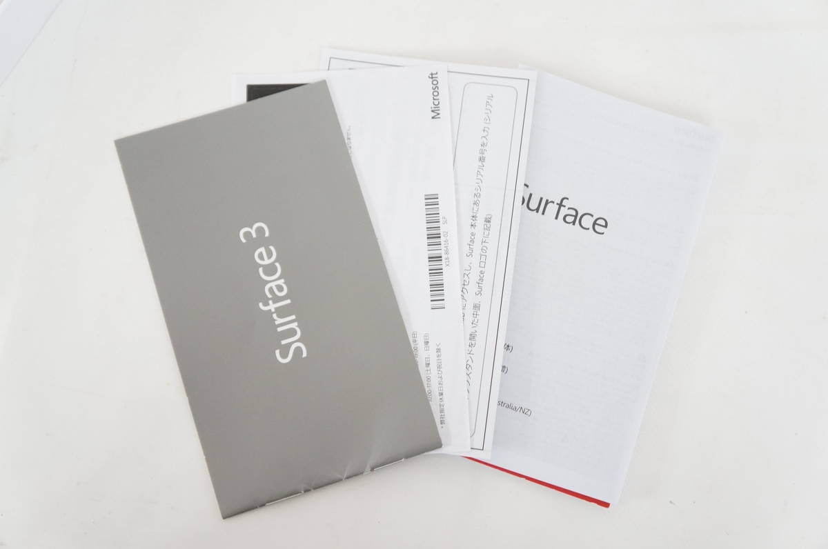 初期化済 microsoft マイクロソフト Surface3 Windows タブレット