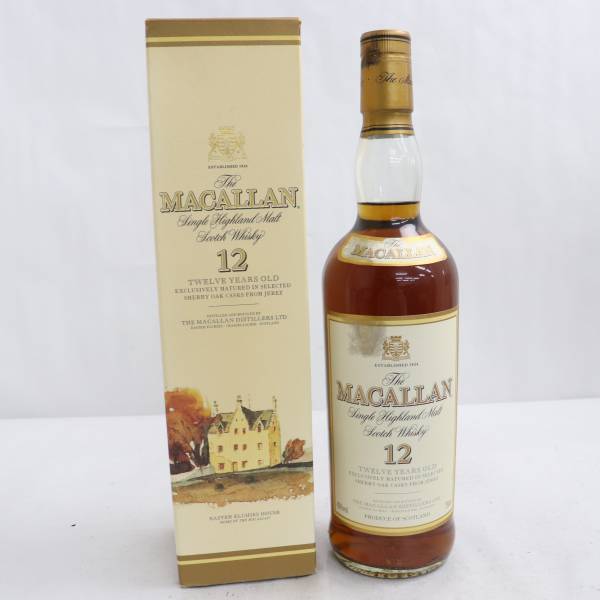 MACALLAN（マッカラン）12年 旧 43％ 750ml ※液漏れ有り S23B060050