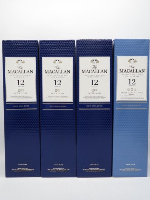 【新品未開栓】マッカラン12年 シングルモルトウイスキー 700ml 箱あり 未開栓 洋酒 マッカラン 12年 各種 MACALLAN 700ml 40% 4本セット 送料