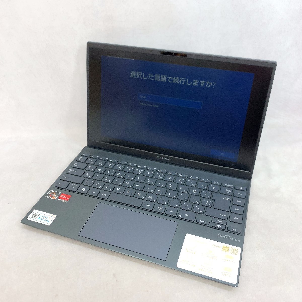 美品 ASUS ZenBook 14 UM425IA ノート パソコン PC Ryzen7 4700U 16GB 