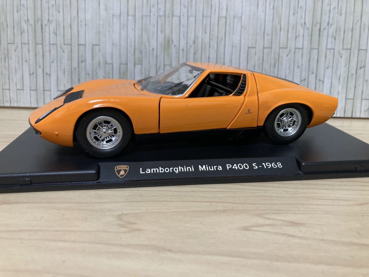ランボルギーニ ミウラ P400 S-1968 LEO 1/24ダイキャスト ミニカー