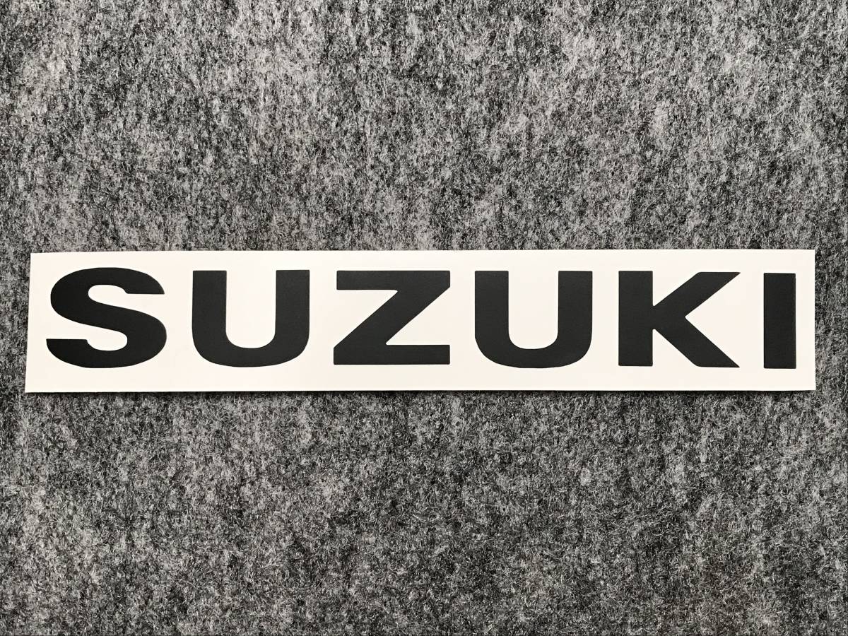 SUZUKI リアエンブレム ステッカー マットブラック ジムニー＆シエラ 