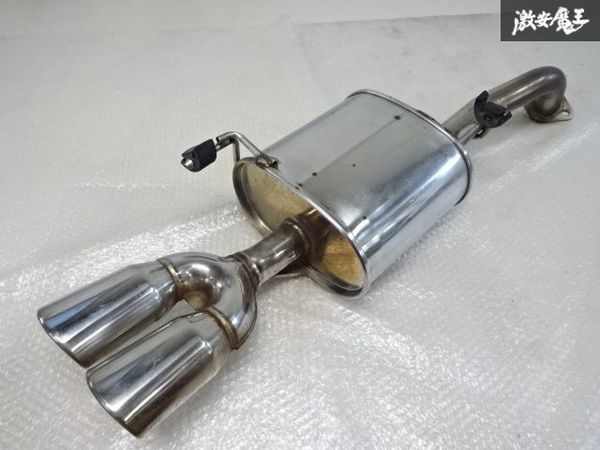 タナベ Z12 キューブ Medalion メダリオン GA eR TUNE マフラー HR15DE 2WD EN22WB-GA デュアル出し ステンレス 棚E-8