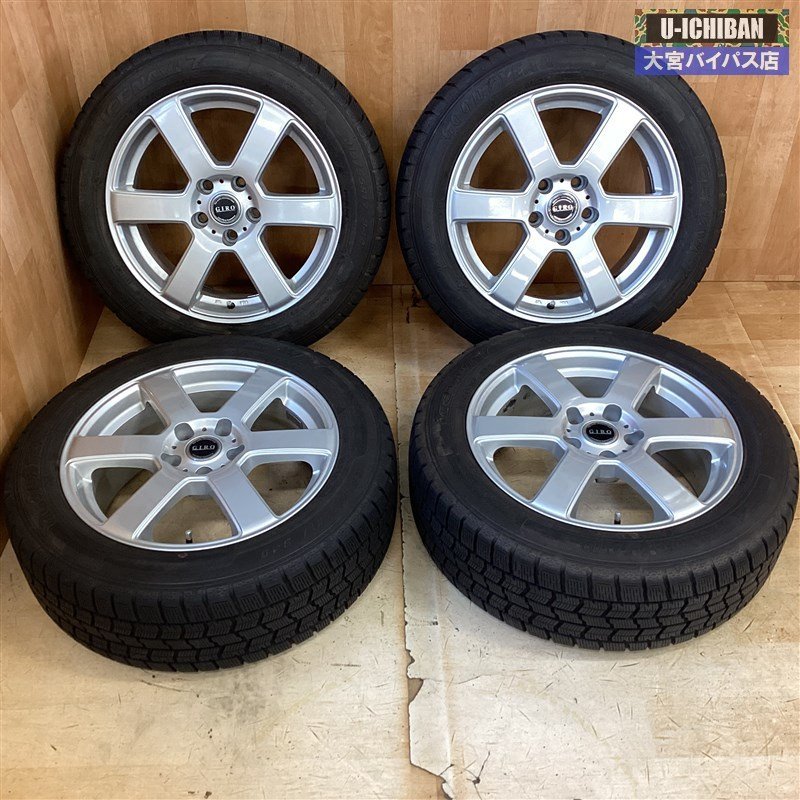 大人気，品質保証 クラウン エスティマなどに スタッドレスセット 215/55R17 2019年製 グッドイヤー アイスナビ7 & GIRO 17インチ 7.0J +40 5H 114.3 004(スタッドレスタイヤ)｜売買されたオークション情報、yahooの商品 5穴