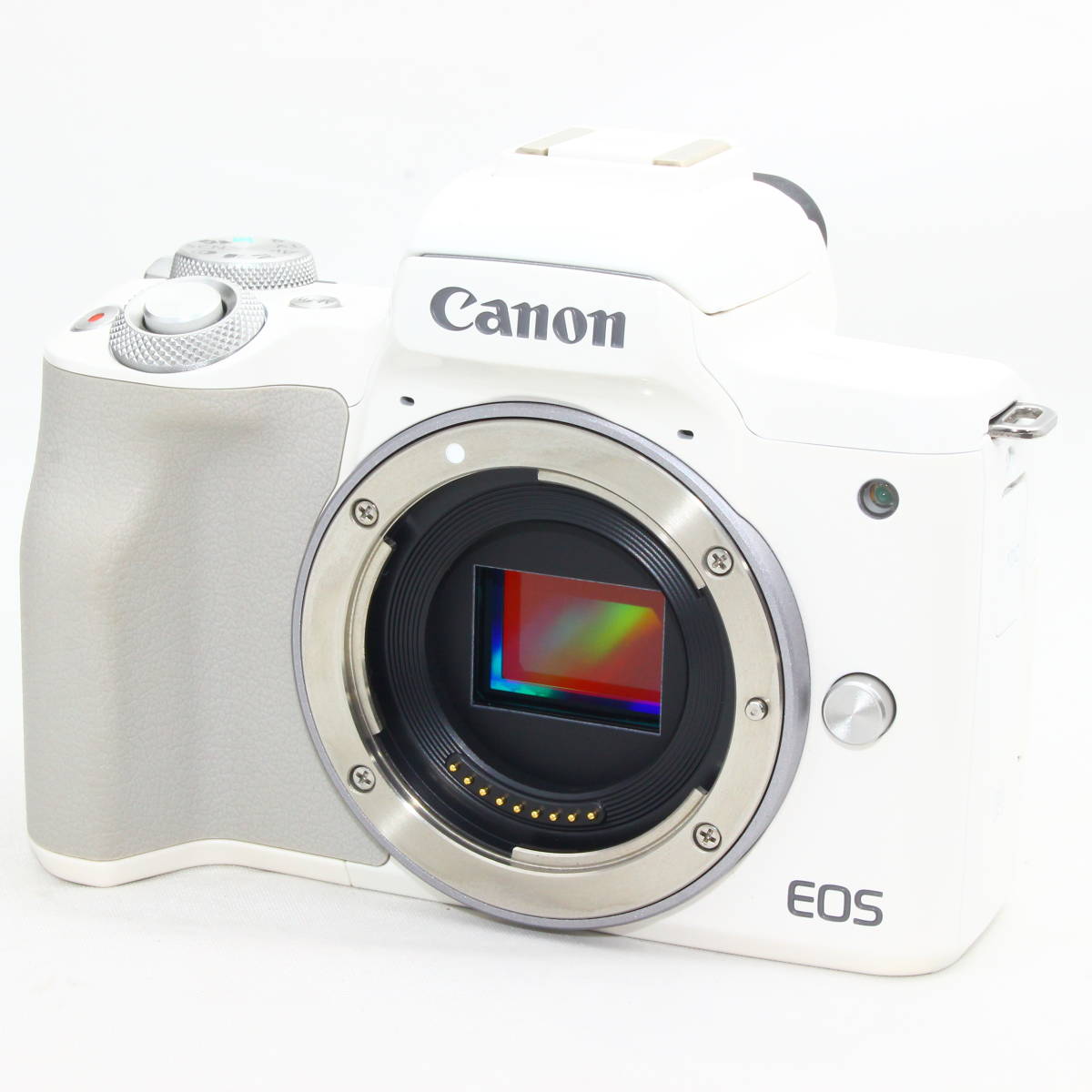 Canon EOS KISS M ホワイト ミラーレス一眼 【公式通販】