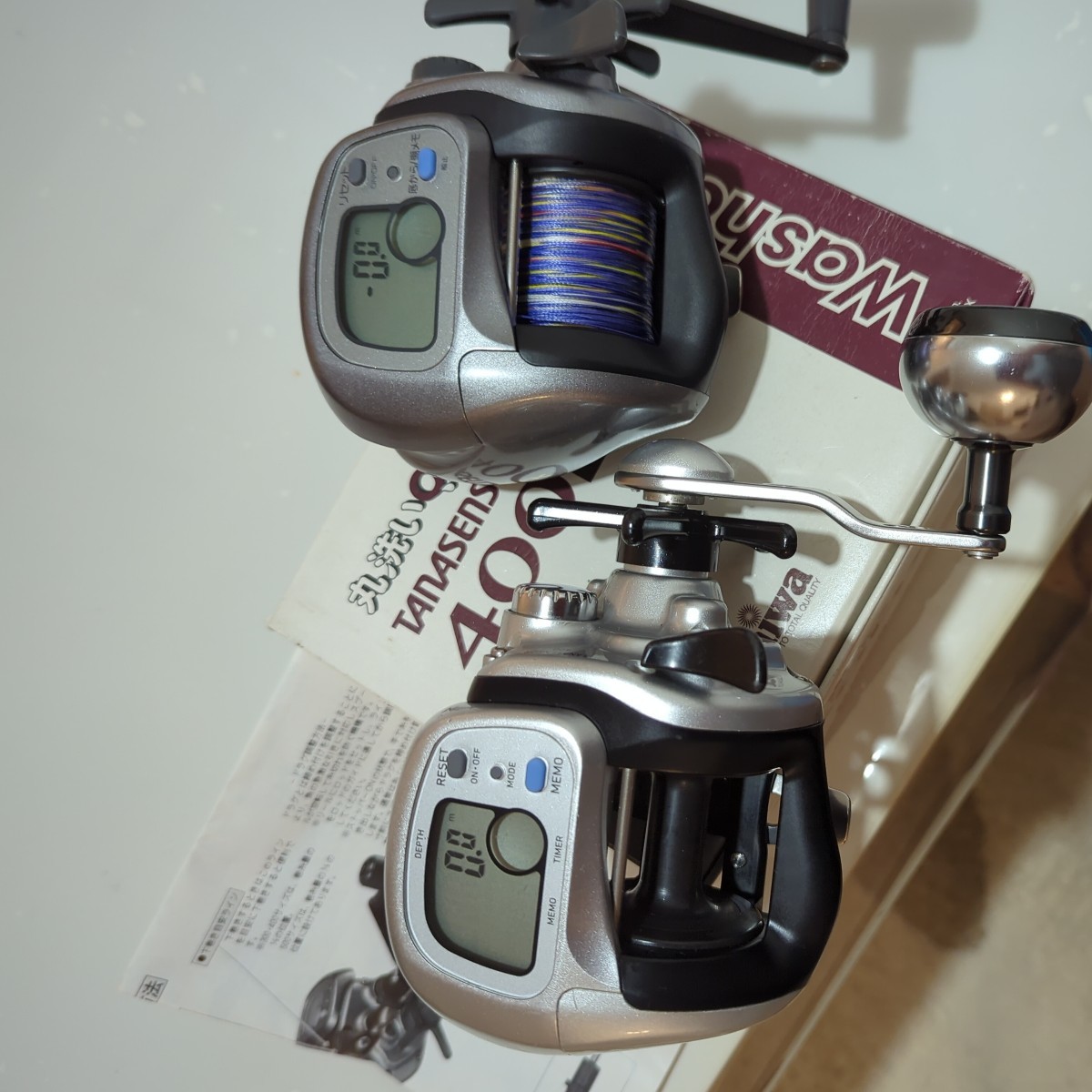 ダイワ タナセンサー400 美品 400DX 極美品 2台セット 検 シマノ アブ