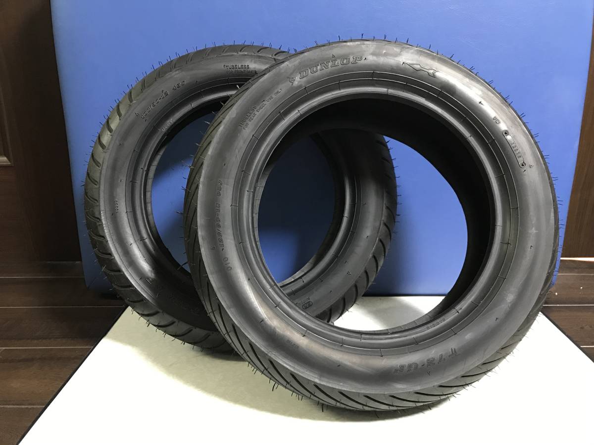 レインタイヤ ダンロップ TT72GP 前後セット 100/90-12 120/80-12 新品