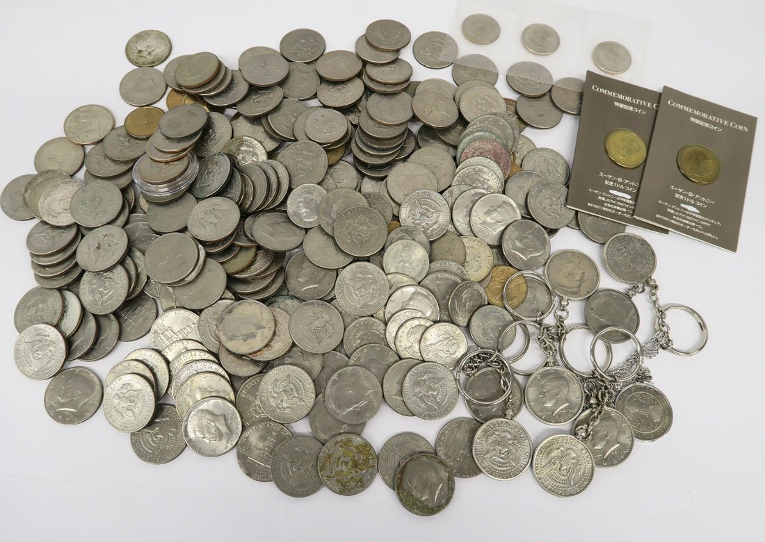 1円～ おたからや◇M0417-18 アメリカコイン 1ドル、50セント 計267