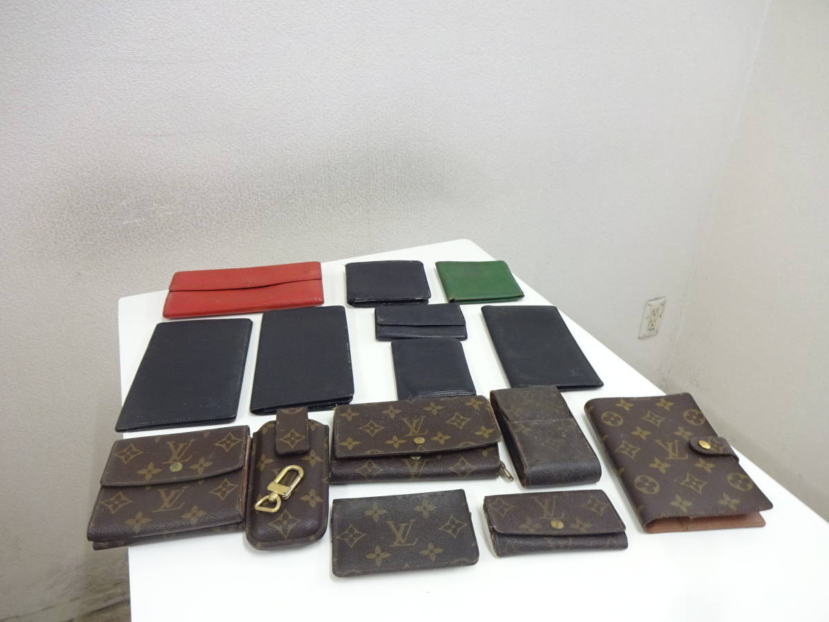 1円 ジャンク品 ヴィトン モノグラム エピ 財布 小物 15点セット 2026 