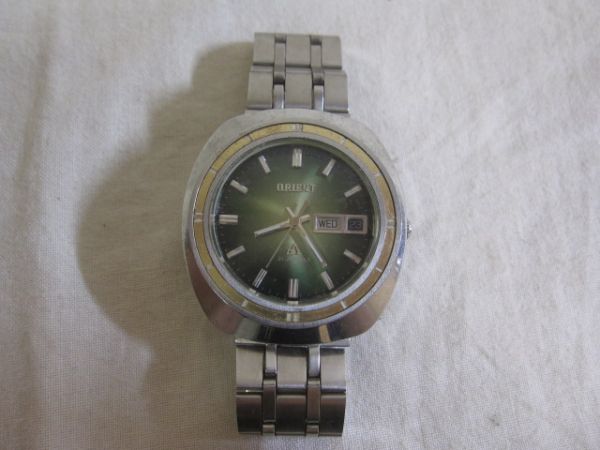 オリエント ORIENT H429-19670 クロノエース 自動巻 デイデイト 腕時計 21石 ビンテージ 稼働品