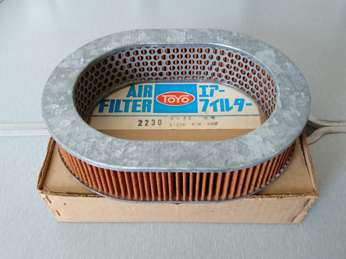 当時物【ホンダZ 水冷 エアクリーナーエレメント】旧車 レトロ 昭和 360 絶版 希少 レア