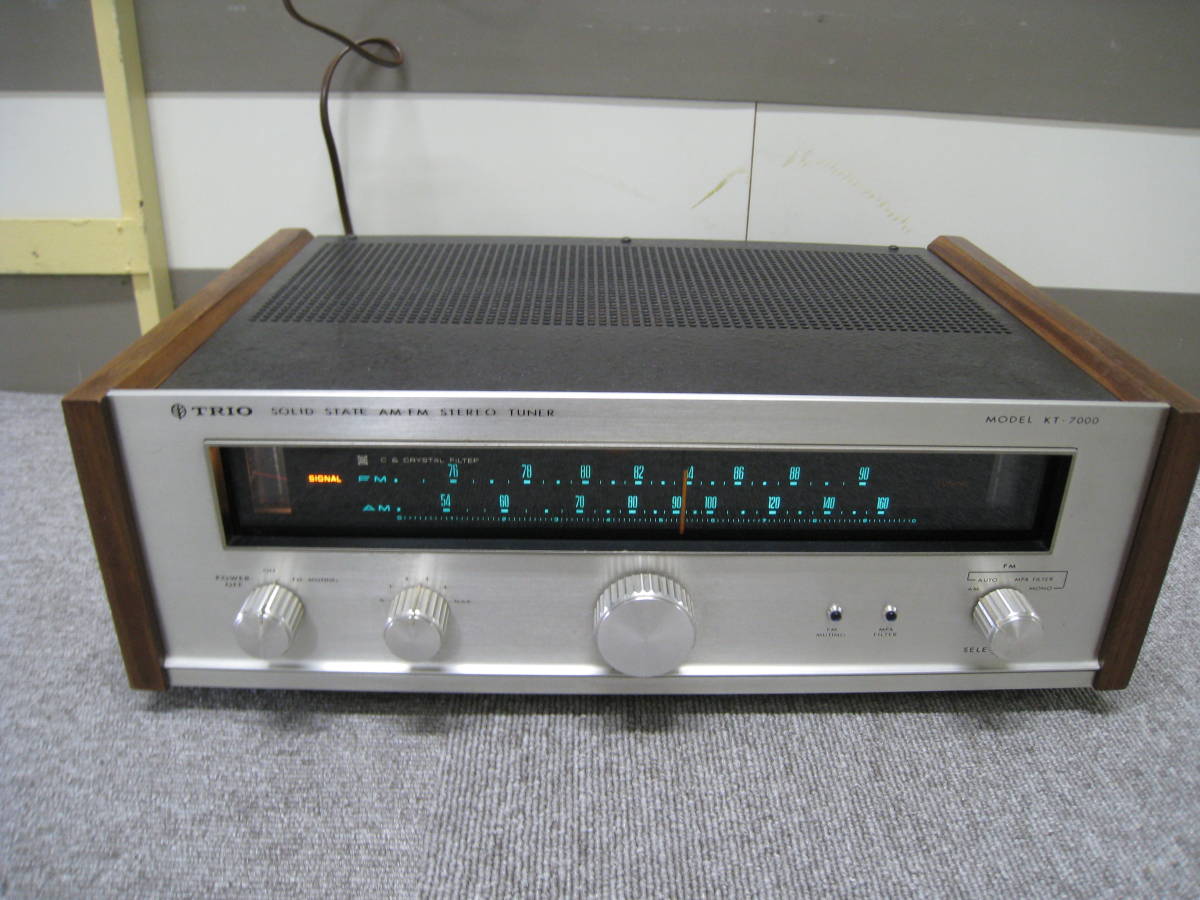 トリオ　KT7000 チューナー TRIO KT-7000 - トリオ the メルカリ チューナー 晴耕雨読 通電OK