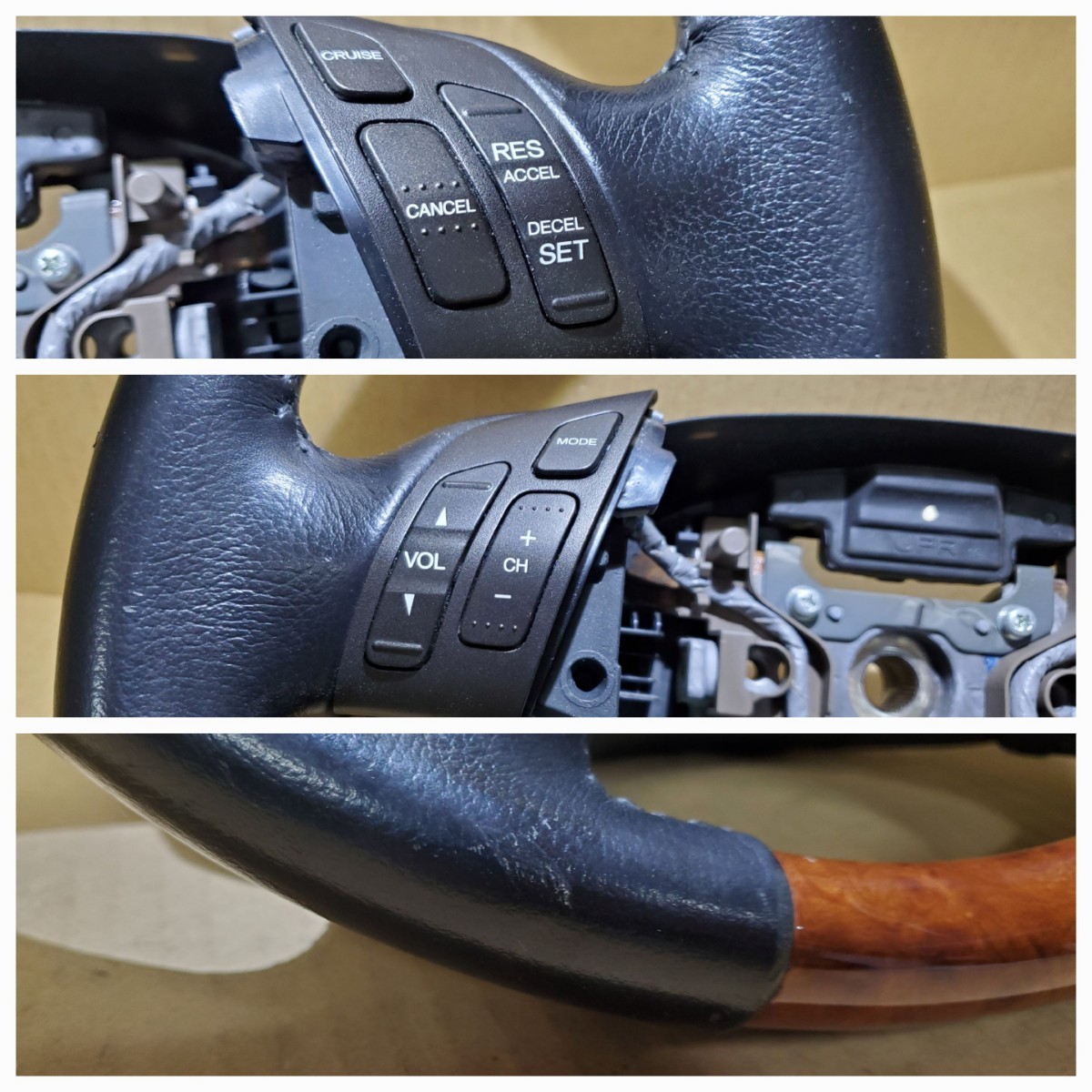 ホンダ　エリシオン　RR5　純正　木目調　ハンドル　ステアリング エリシオン - Yahoo!オークション : SOLA ハンドルカバーの通販