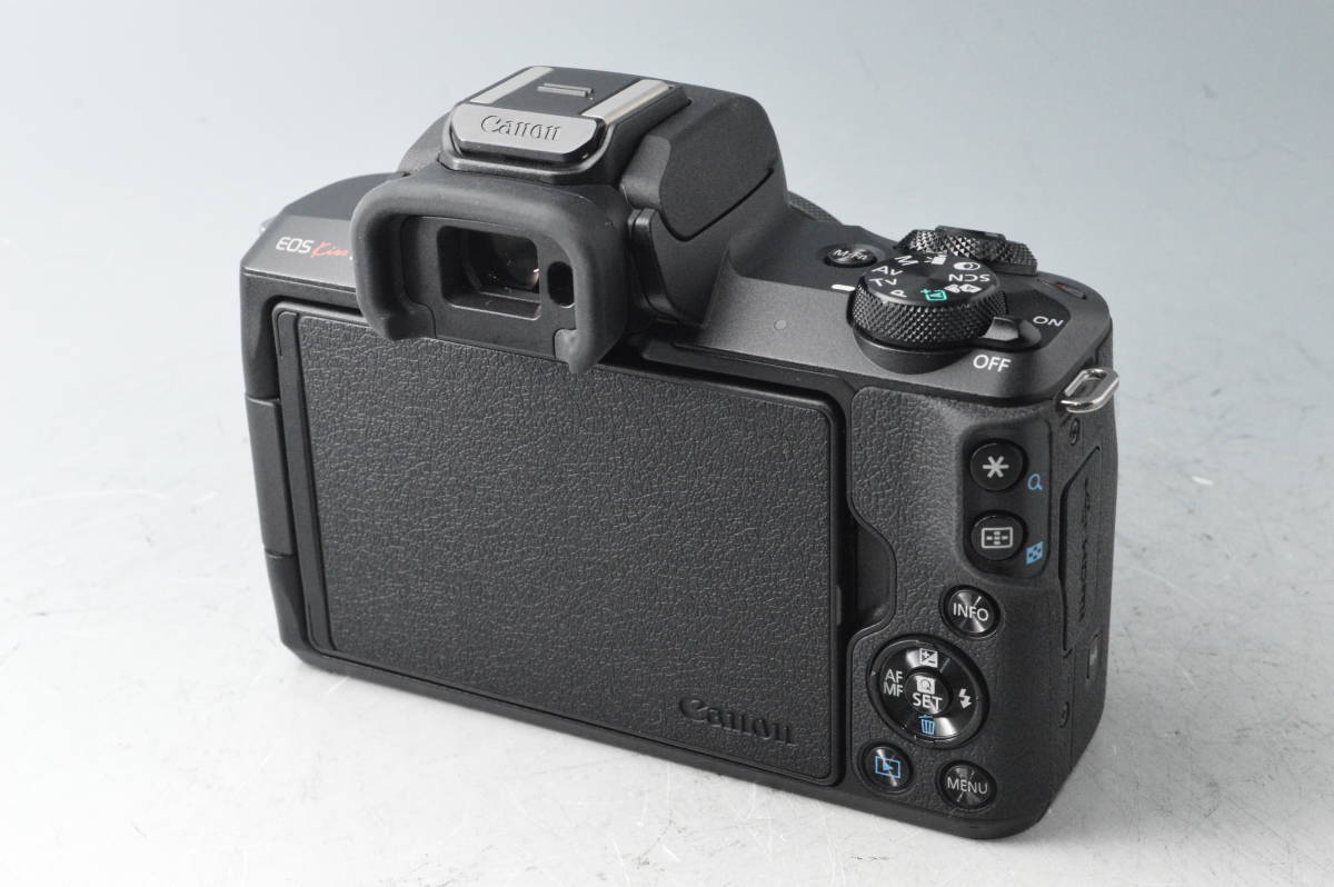 買取 通販 #9705【美品】 Canon キヤノン EOS Kiss M ダブルレンズキット ブラック