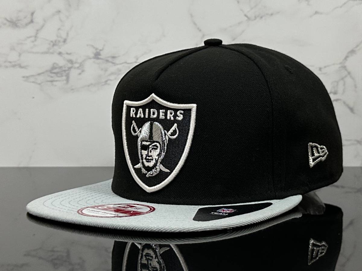 【未使用品】27G 希少★NEW ERA ニューエラ 9FIFTY×NFL Las Vegas Raiders ラスベガス レイダース コラボキャップ 帽子 CAP《FREEサイズ》