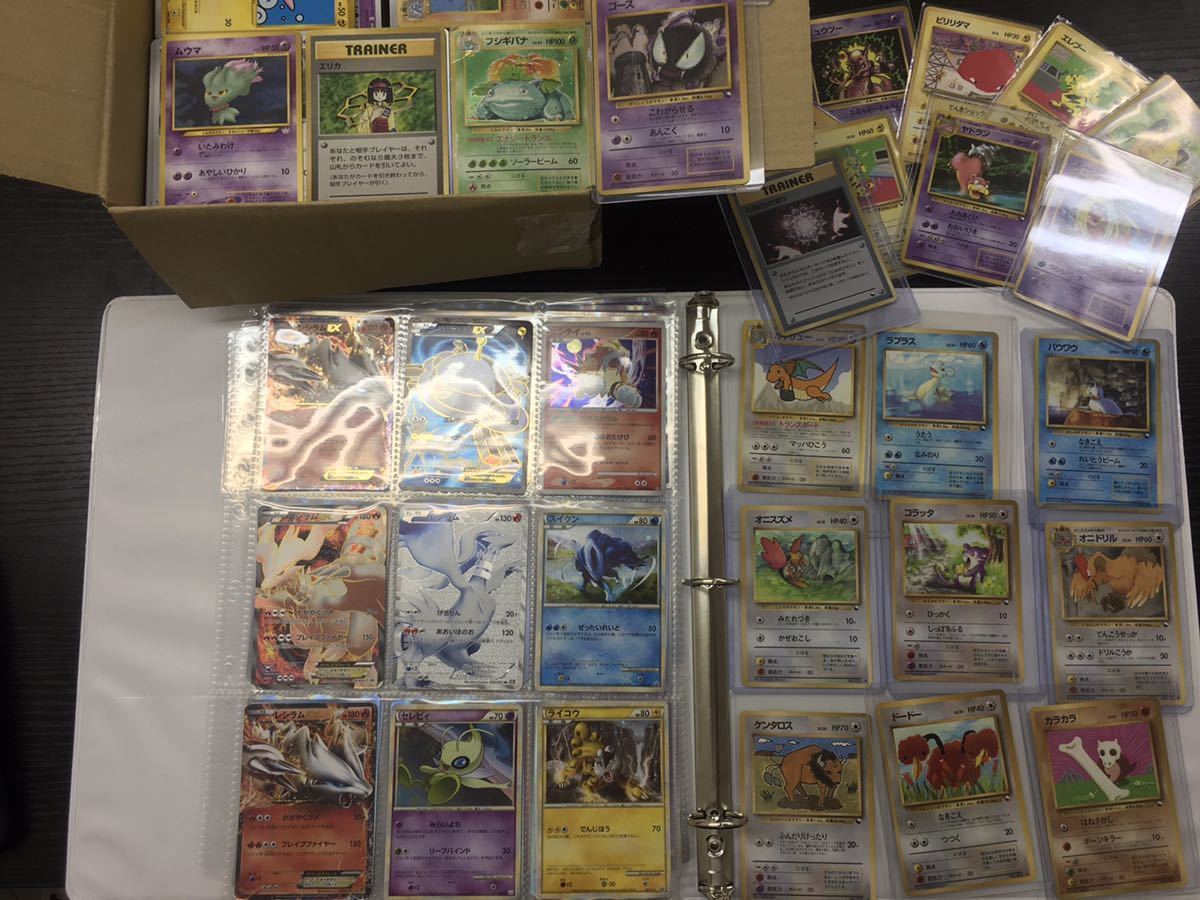 ポケモンカード 旧裏 レア100枚以上 Pokemon Cards 大量レア レシラム まとめ売り 引退品 御三家　BW XY PROMO レジェンド SR