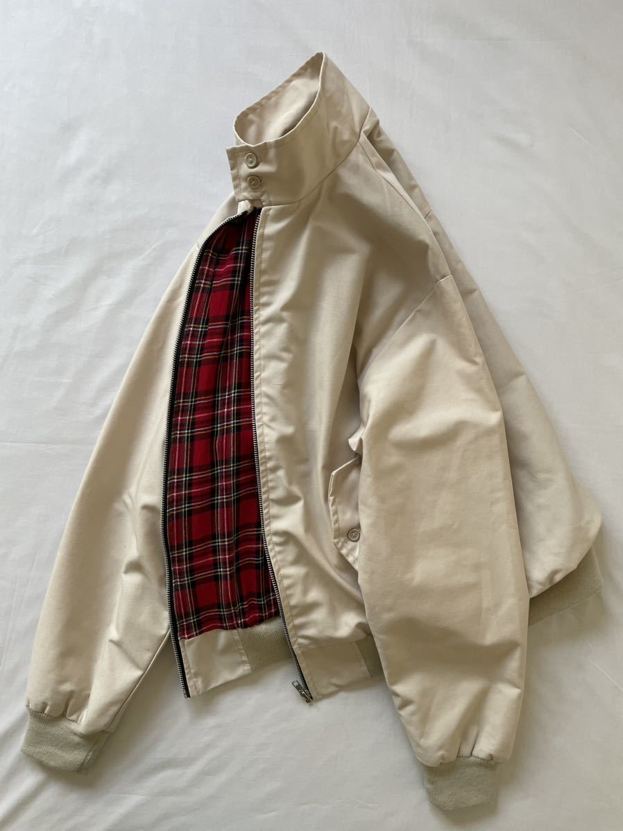 送料無料 美品 ENGLAND製 ALEX JONES スイングトップ ベージュM /G-9 アレックスジョーンズ マクレガー バラクータ 英国製 BARACUTA 