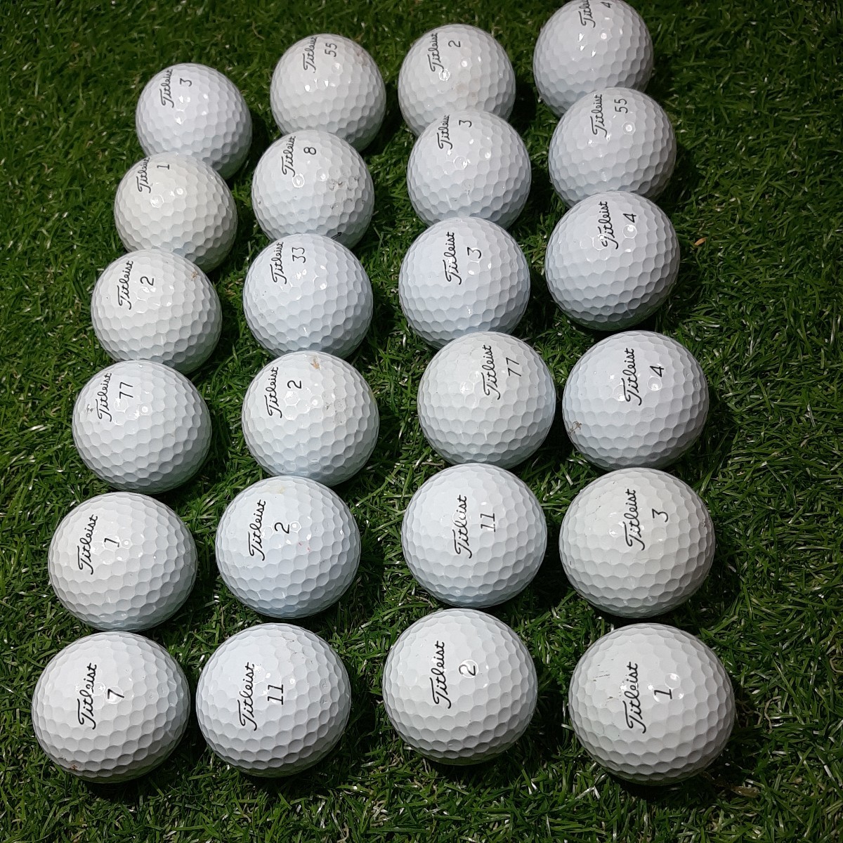 タイトリストプロV1Xゴルフボール(イエロー)25年ローナンバー6ダース72