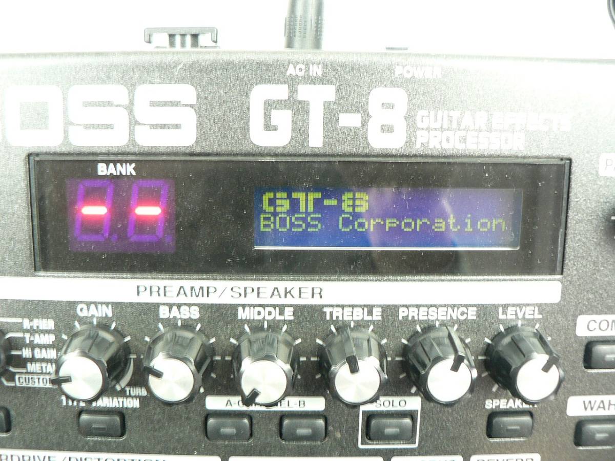 BOSS GT-8 ギター・エフェクツ・プロセッサー 完 ギターエフェクツ