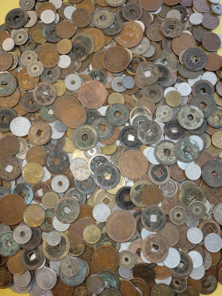 寛永通宝 銅貨 0 背千 母銭？ 昔のお金 母銭 日本古銭 寛永