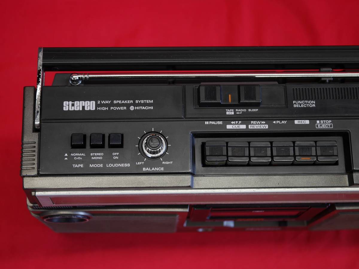日立 パディスコ TRK-5280 ラジカセ スピーカー付 昭和レトロ 【公式通販】