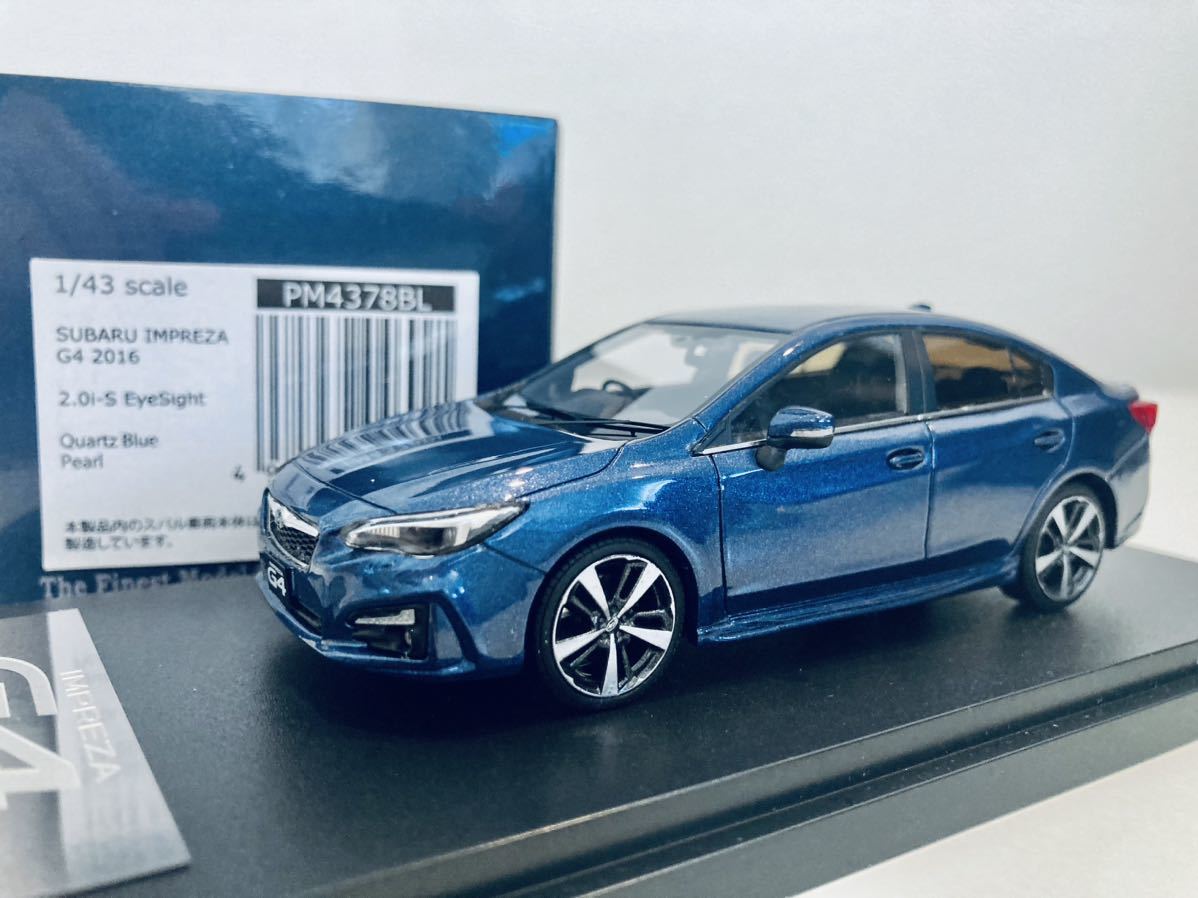 送料無料】1/43 Mark43 スバル インプレッサ G4 2016 2.0i-S Eyesight