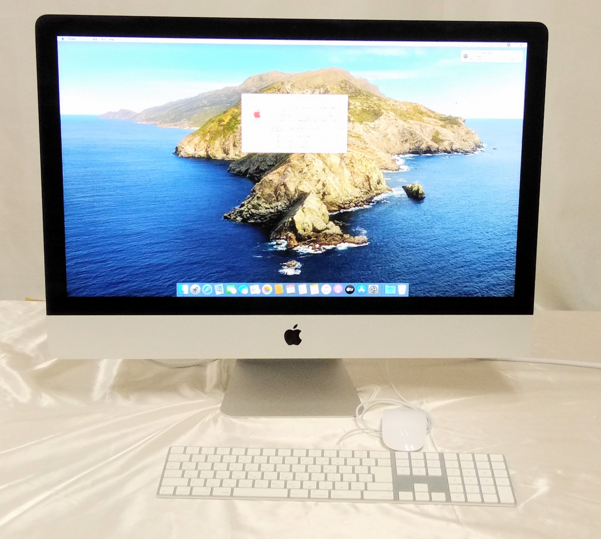 【美品】Apple iMac 3.3GHｚCore i5【メモリ増設40GB】1TBマウス キーボード付 MacOSCatalina10.15.7A2115 (Retina 5K， 27-inch，2019)　OSS