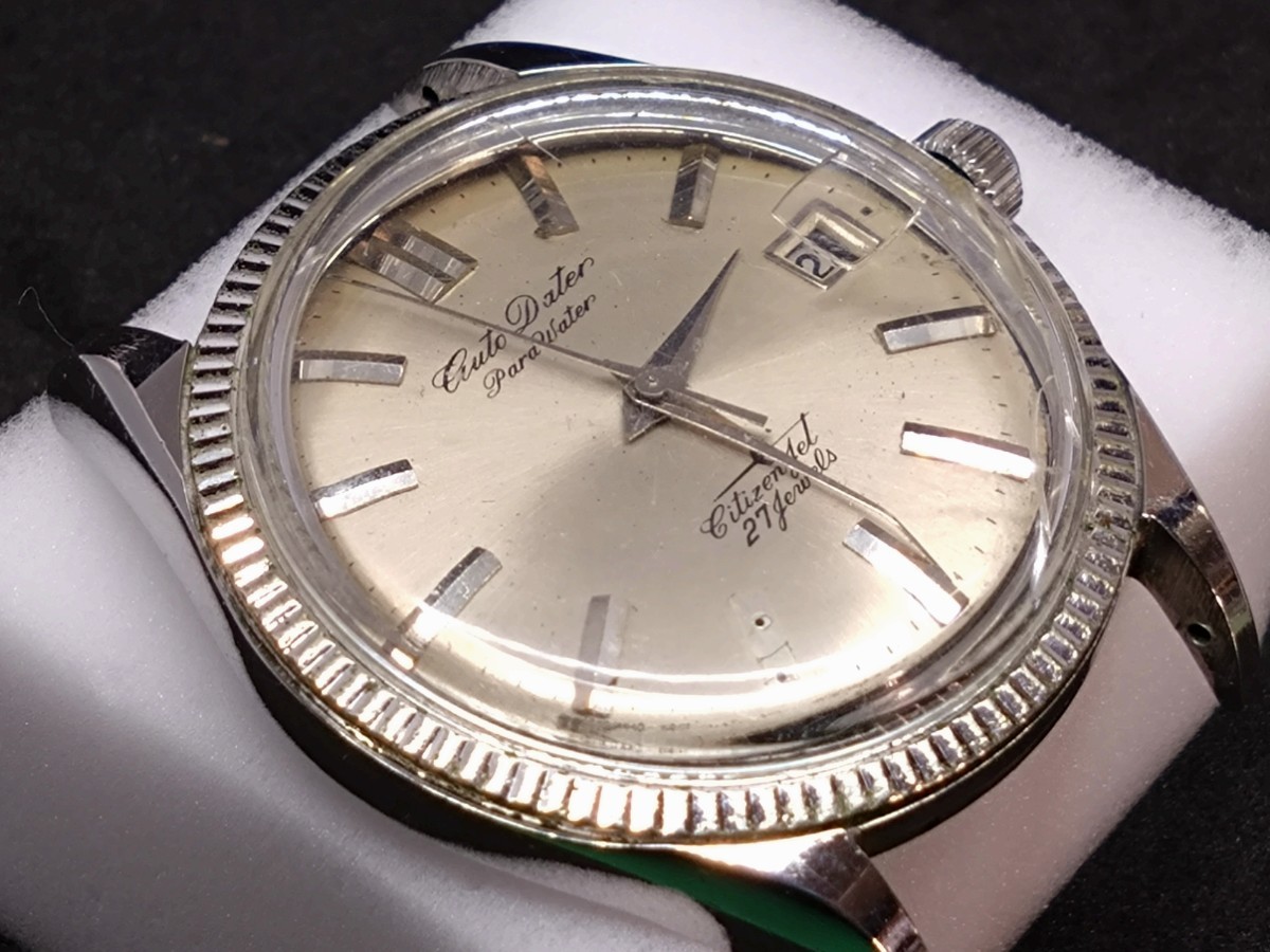 ジャンク Citizen Jet Auto Dater 27石 腕時計 ○ OLD CITIZEN JET Auto Dater 27 jewels オートデーター 自動巻