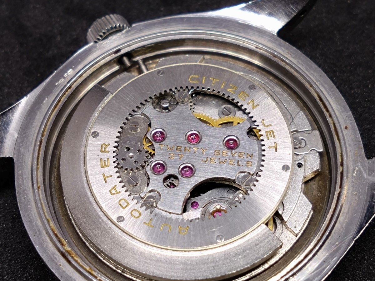 ○ OLD CITIZEN JET Auto Dater 27 jewels オートデーター 自動巻